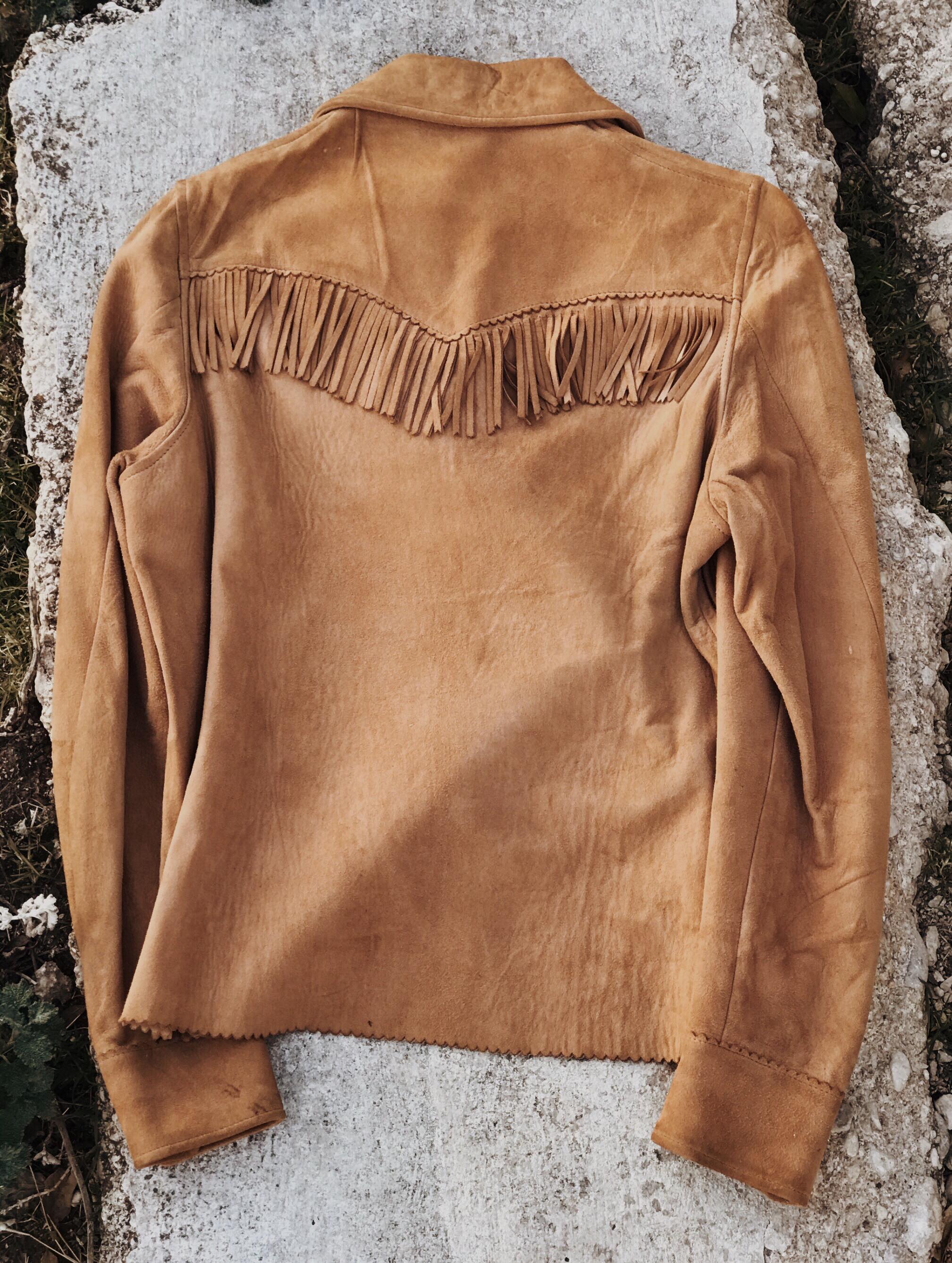 Vintage Deerskin Pullover Jacket