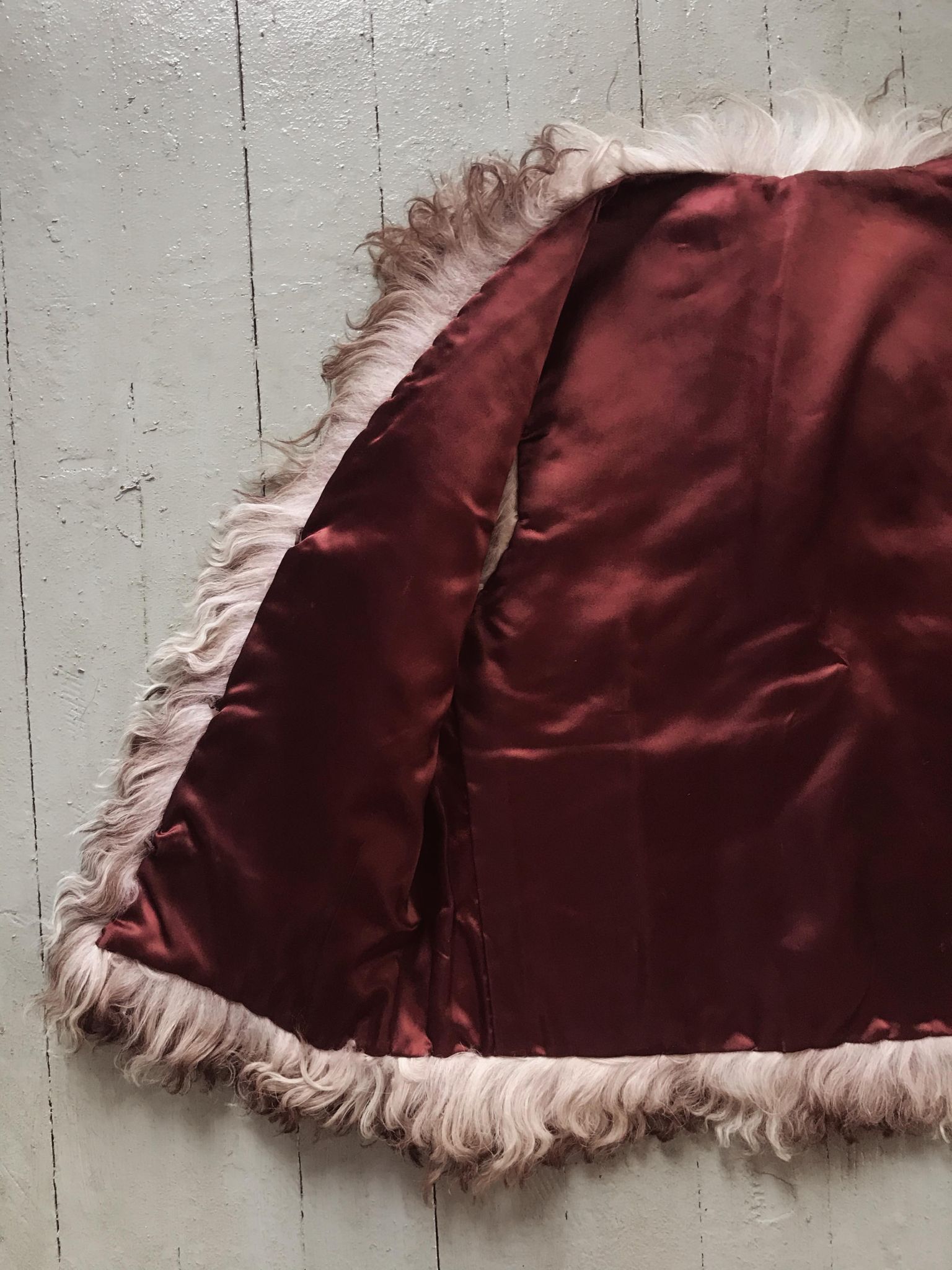 Vintage Curly Sheepskin Vest