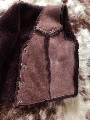 Vintage Overland Sheepskin Vest