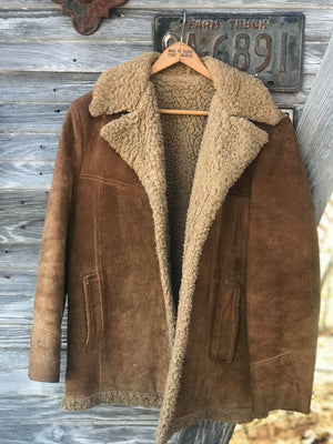 Vintage Leather Barn Coat