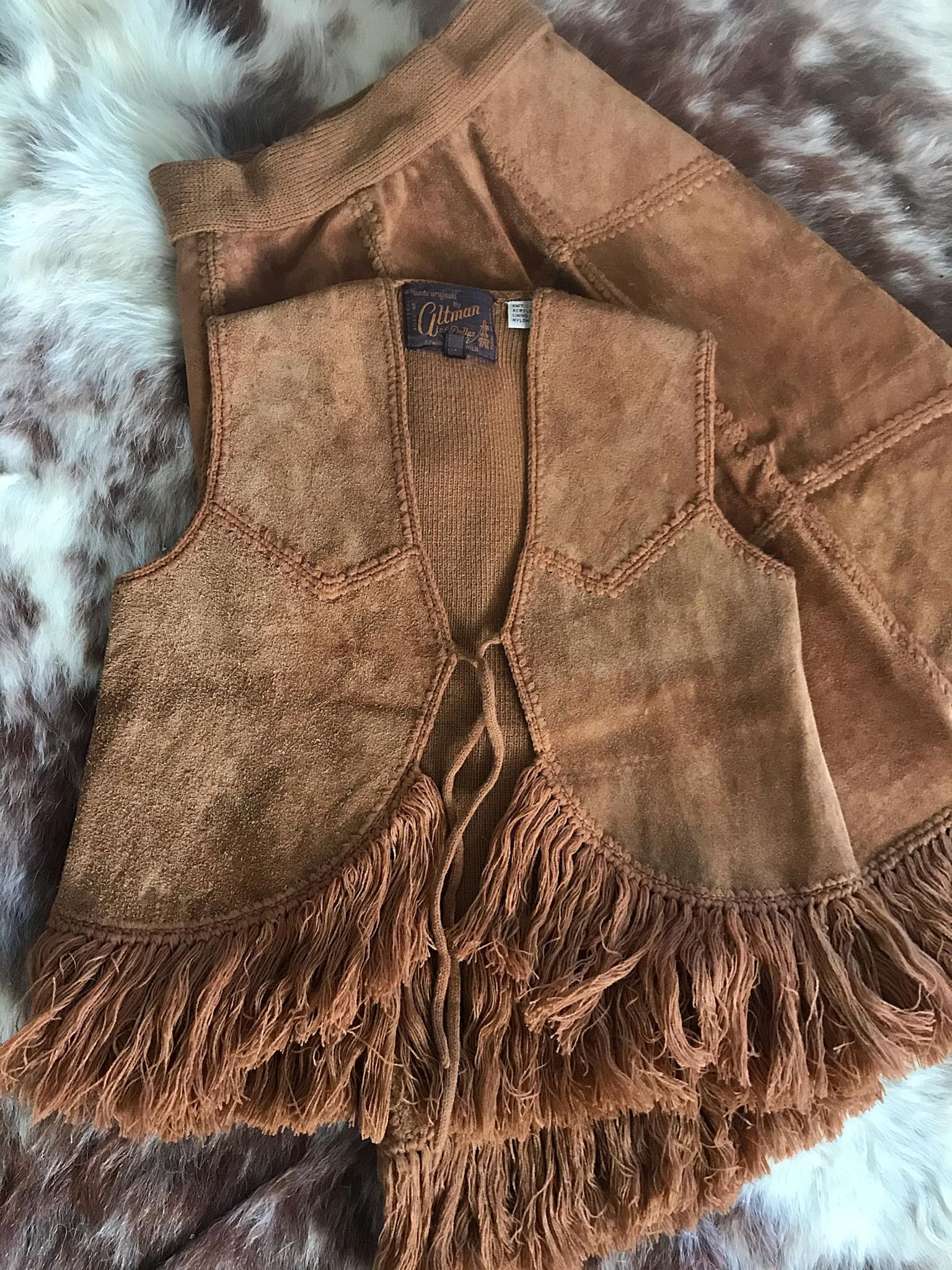 Vintage Western Leather Set