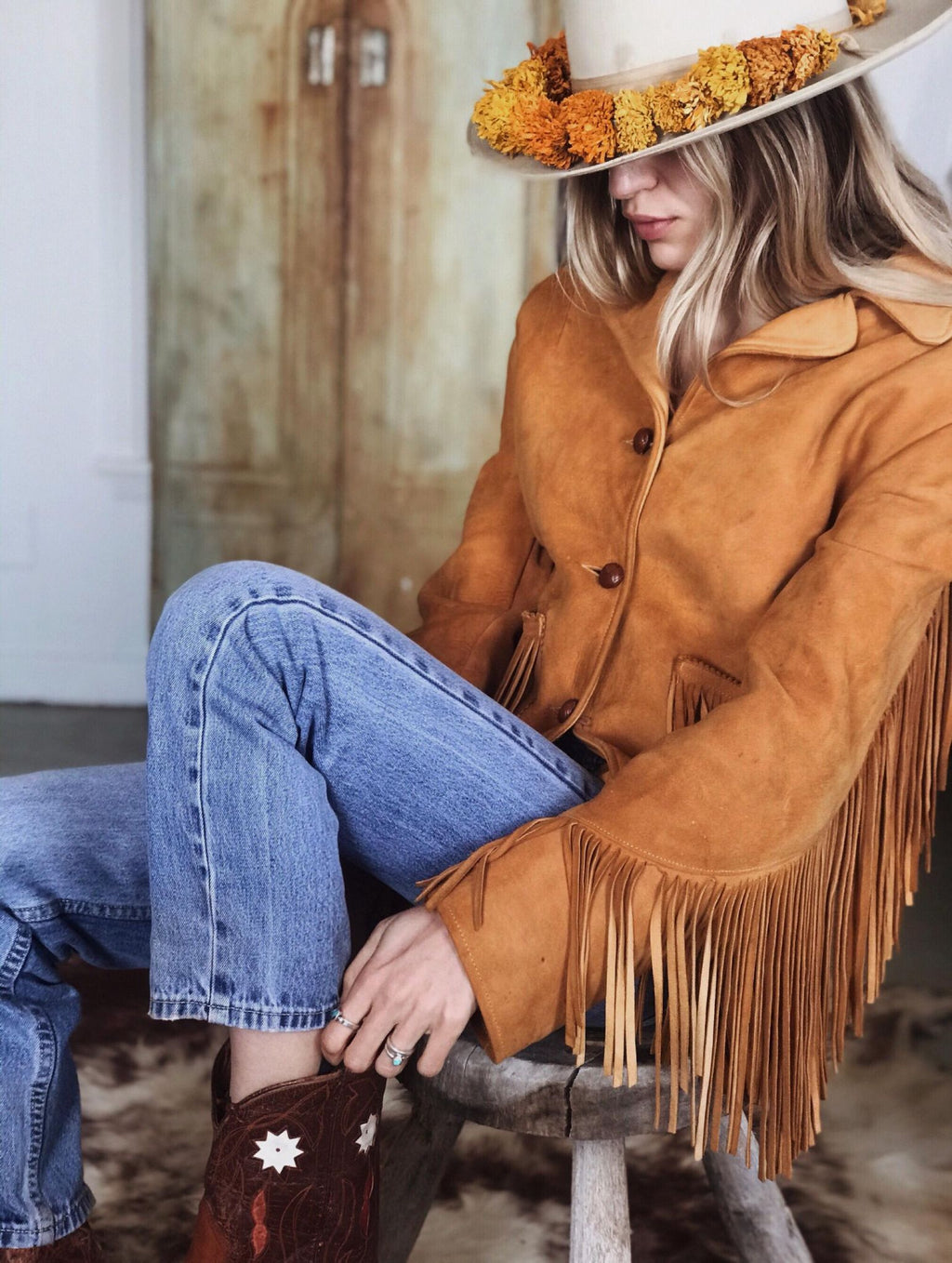 Vintage Soft Marigold Jacket