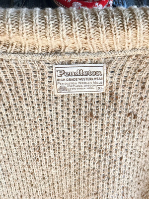Vintage Pendleton High Grade Western Wear Sweater