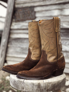 Acme suede outlet cowboy boots