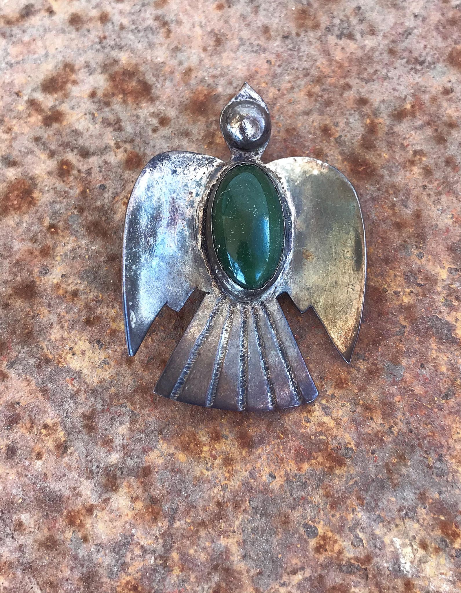 1950's Turquoise Bird Pin