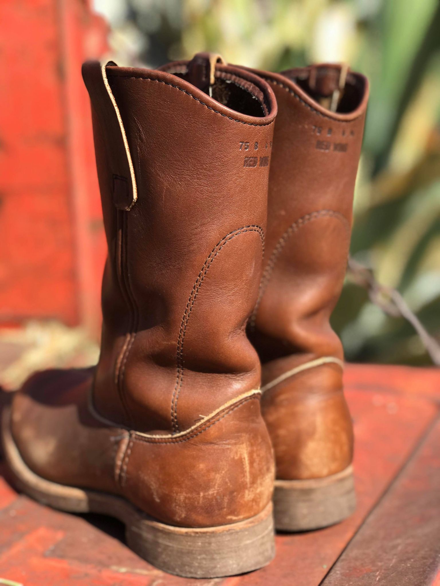Vintage Classic Red Wing Boots Womens 8-8.5 - Hollywood Babylon