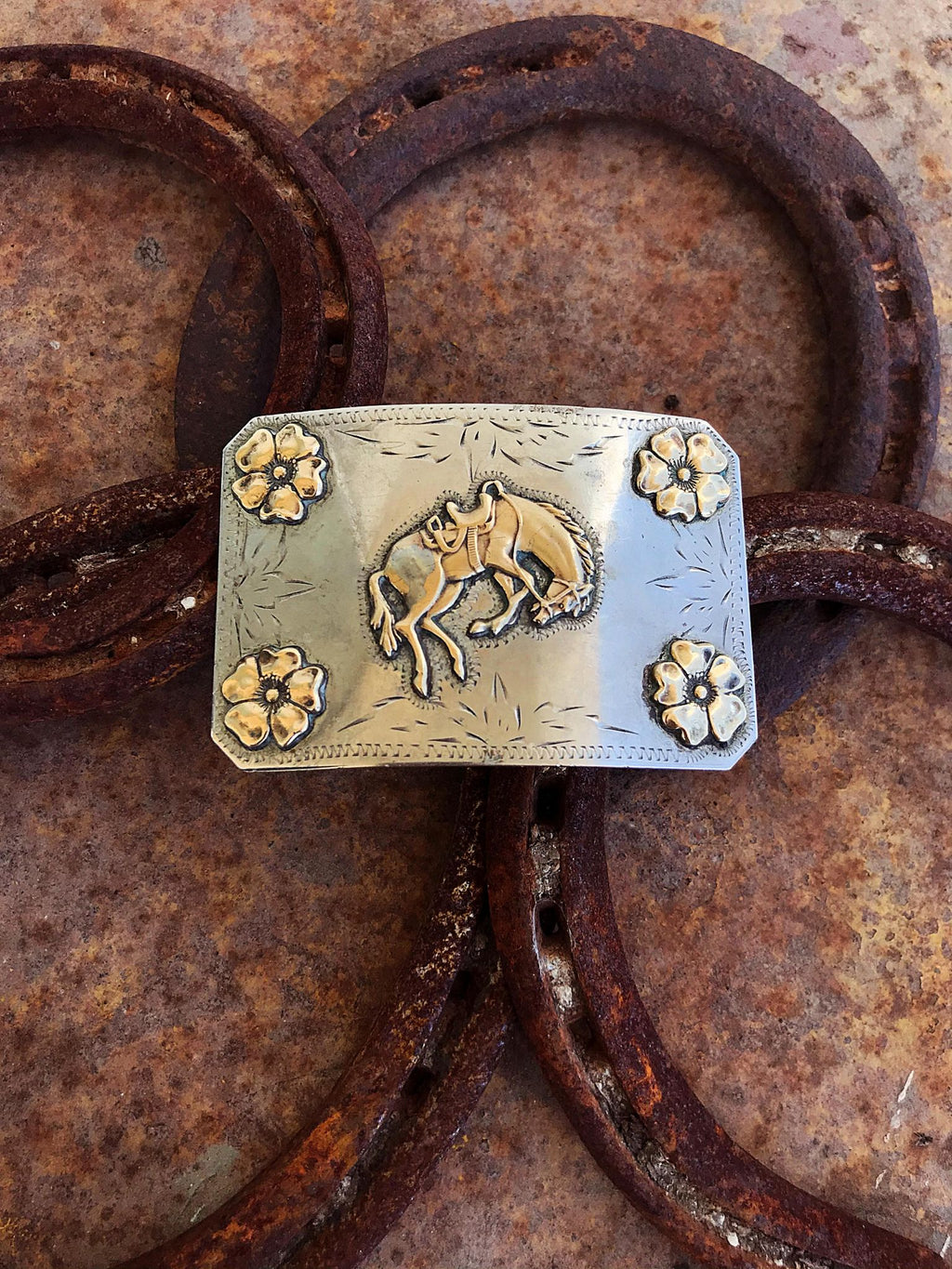 Vintage Bucking Bronco Buckle
