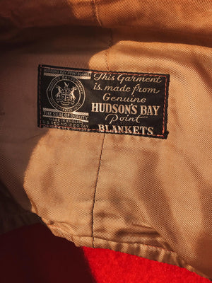 Vintage Hudson's Bay Four Point Blanket Coat