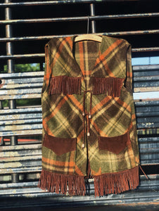 Vintage Wool Blanket Vest