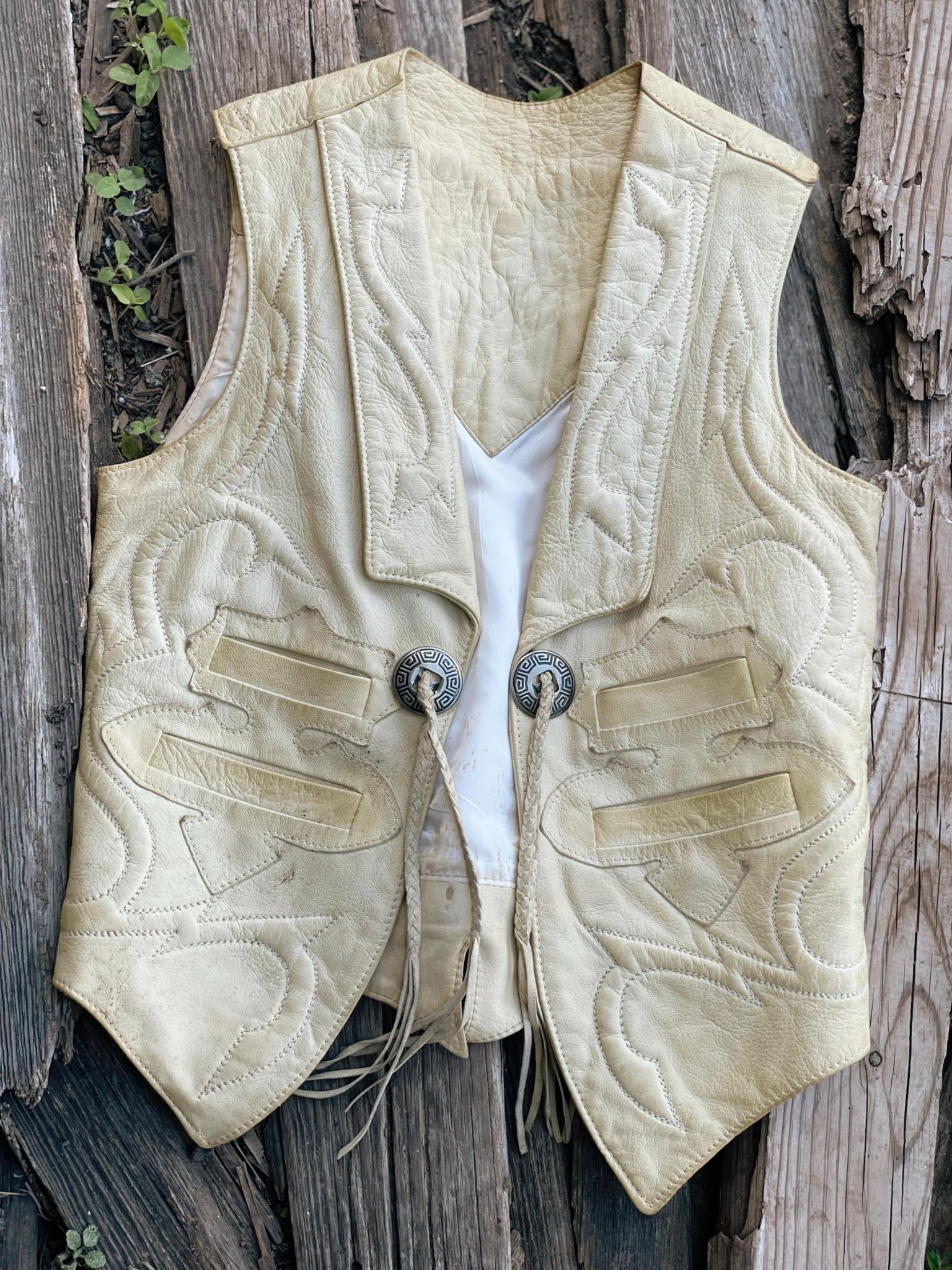 Vintage North Beach Leather Vest