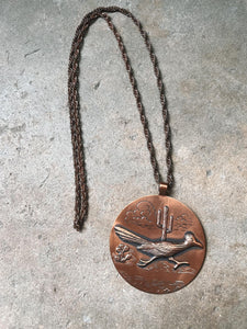 Vintage Roadrunner Necklace
