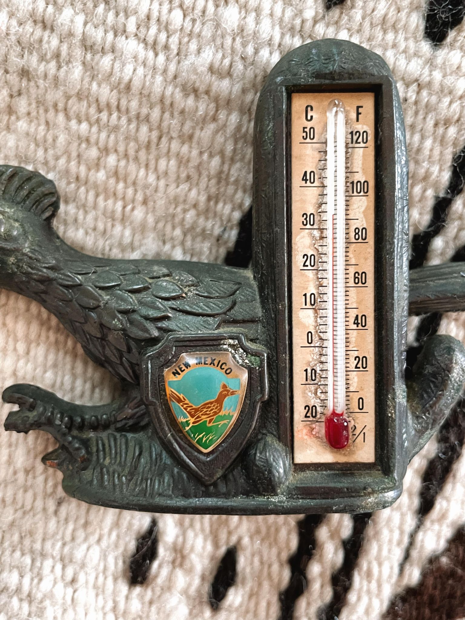 Vintage Roadrunner Thermometer