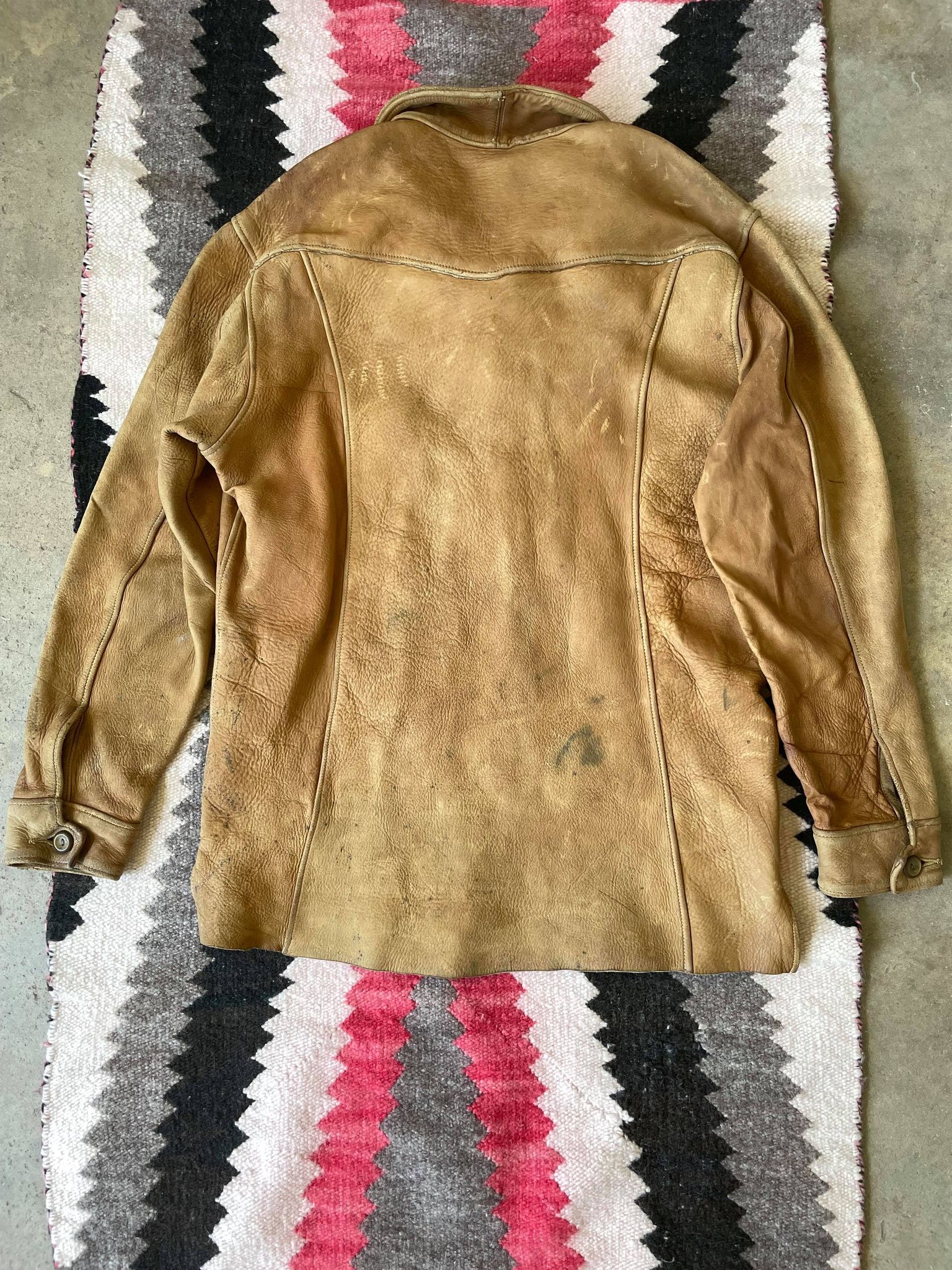 Vintage Deerskin Pullover