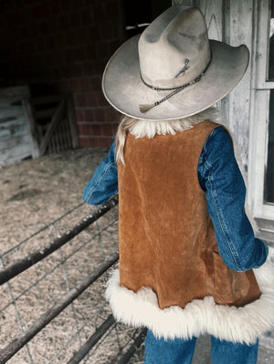 Vintage Penny Lane Sheepskin Vest
