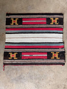 Vintage Navajo Saddle Blanket