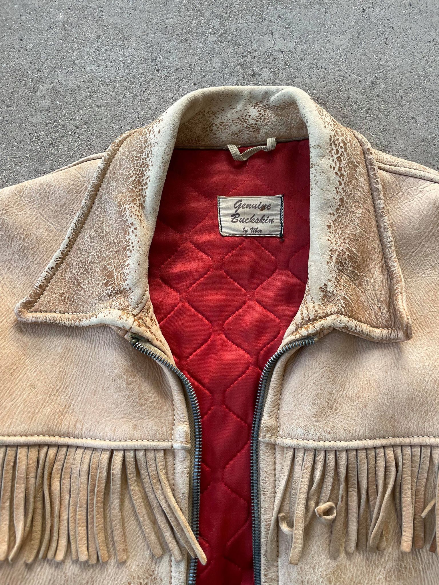 Vintage Belted Buckskin Jacket – Chad Isham