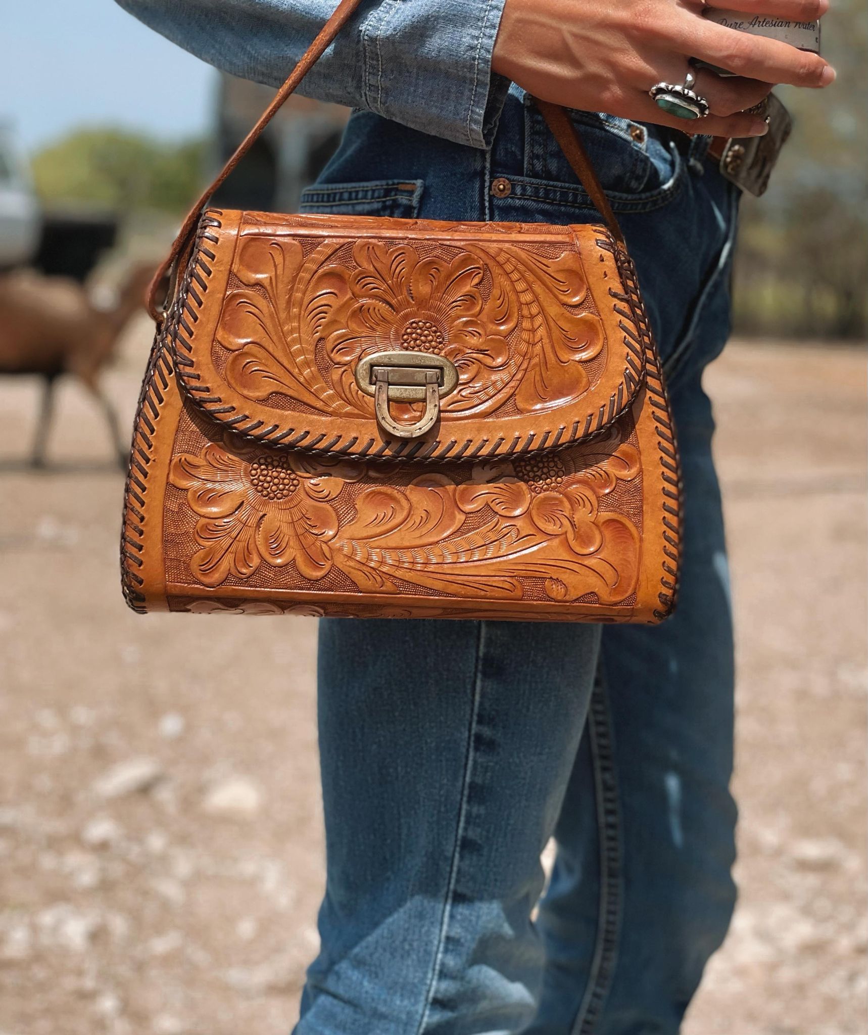 Western Belt Type Concho Purse Style Country Shoulder Hand Bag - Etsy