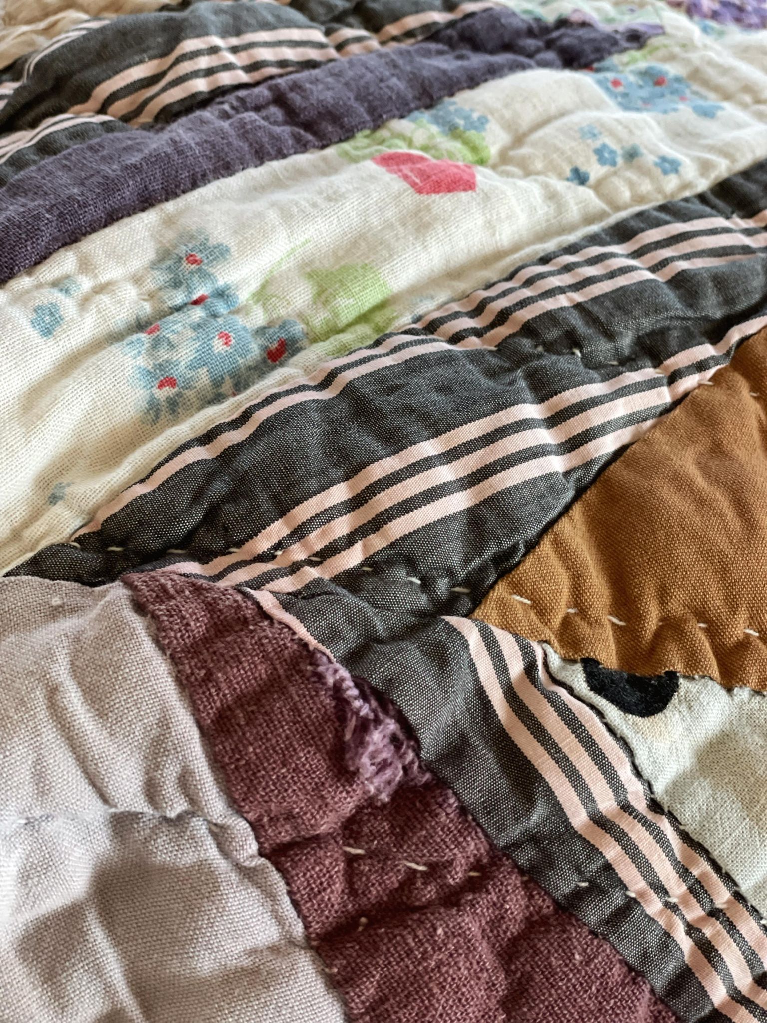 Sunwashed Quilt from the 1960's
