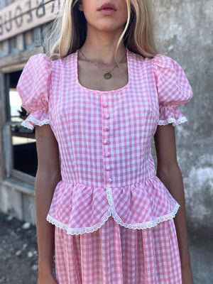 Gingham Dress from the 1960's