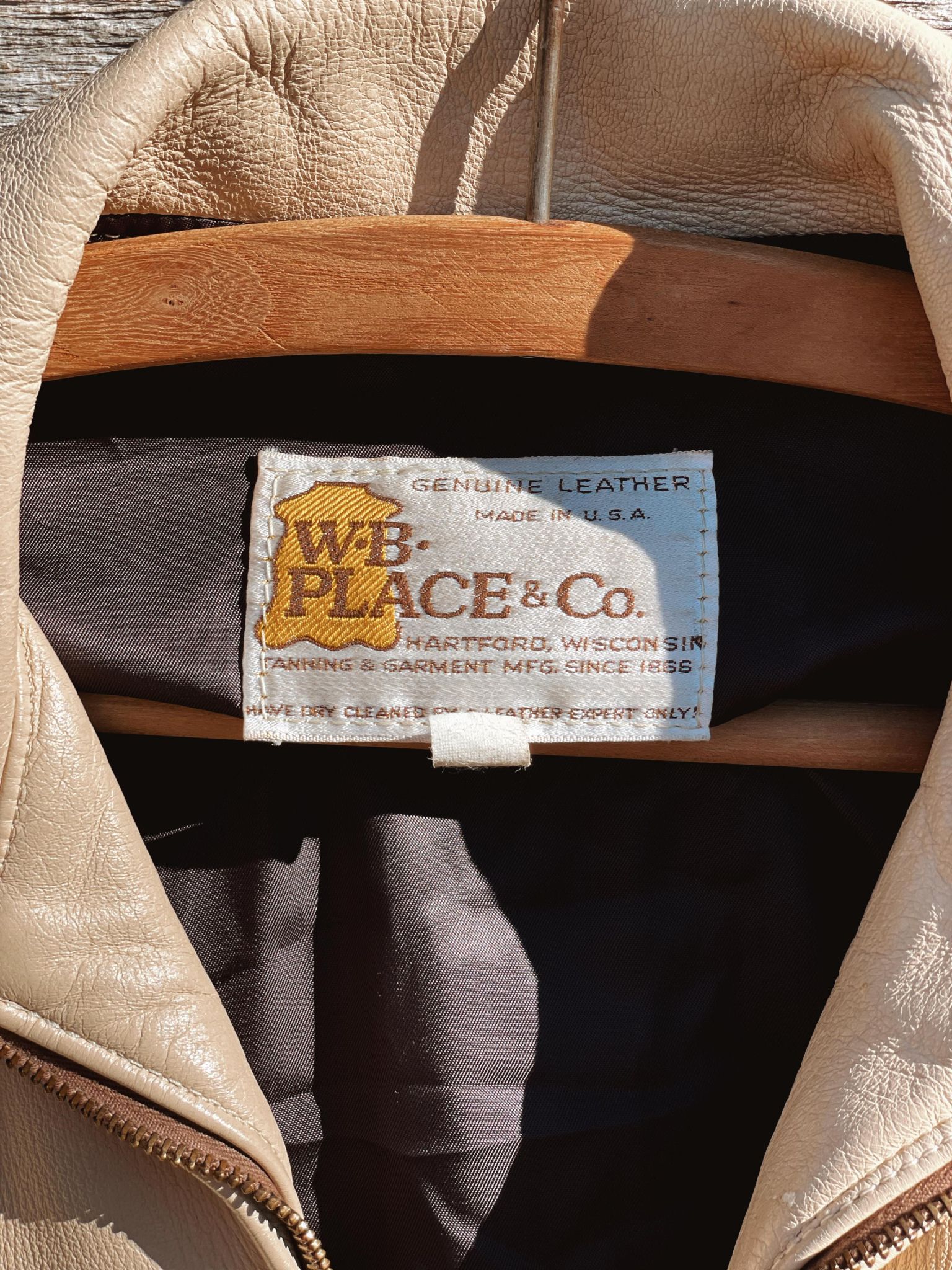 1950's Deerskin Jacket by WB Place & Co.