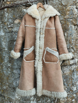 Vintage Overland Sheepskin Coat