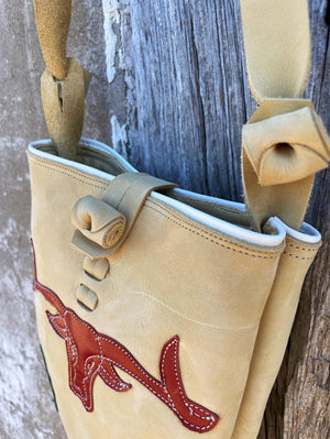 Handmade Lucky Longhorn Bag