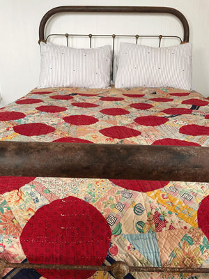 1930's Red Dot Quilt