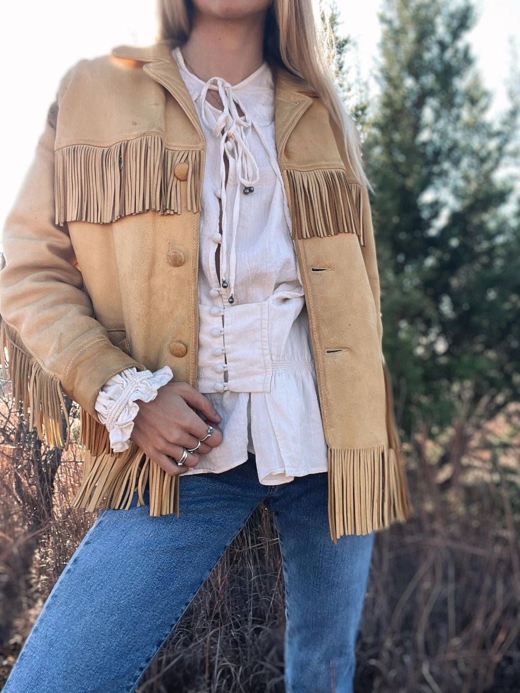 1950's Golden Deerskin Jacket