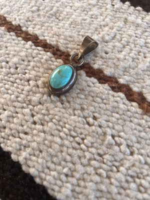 Vintage Turquoise Stone Pendant