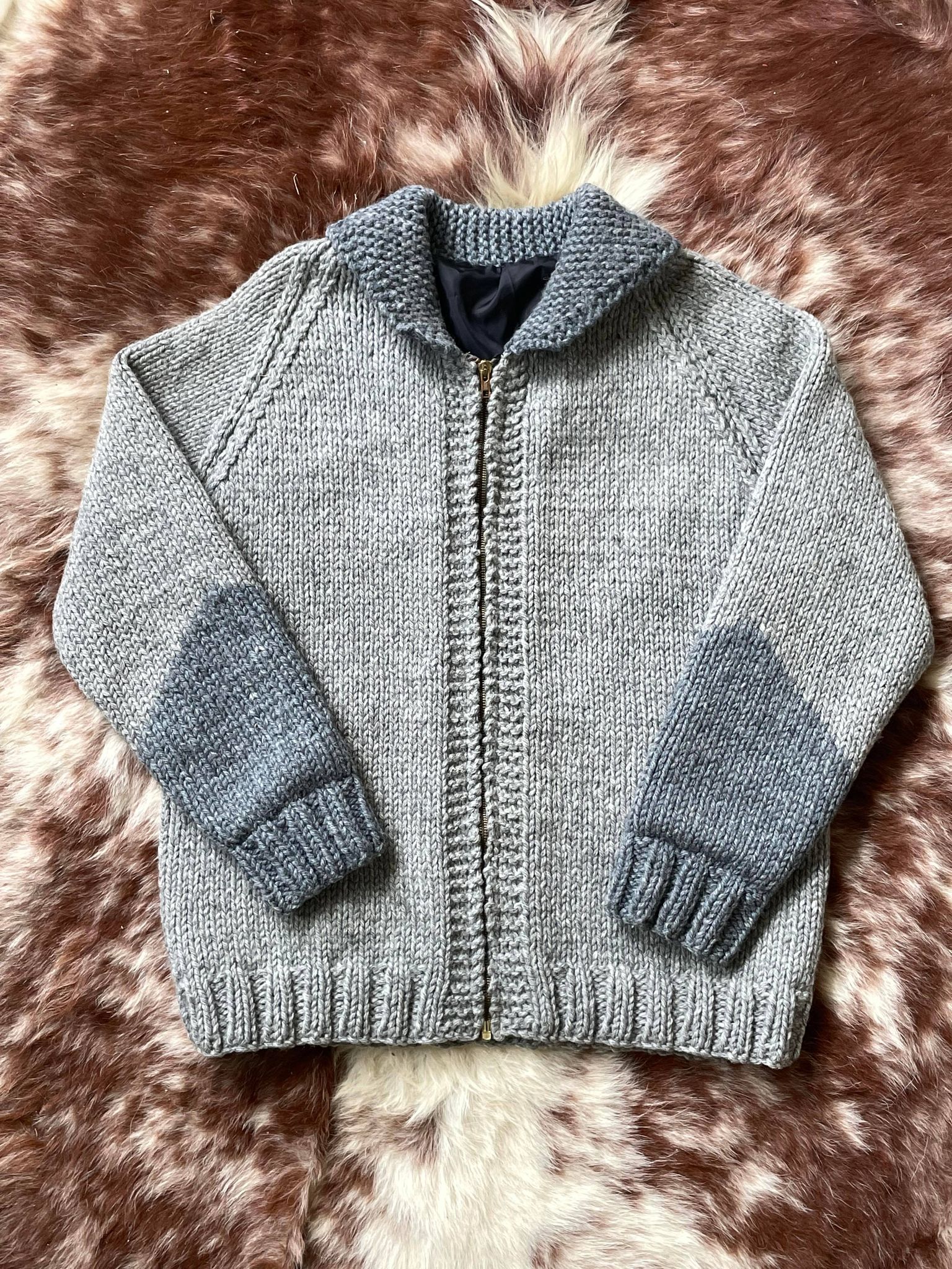 Vintage Wool Shawl Collar Sweater