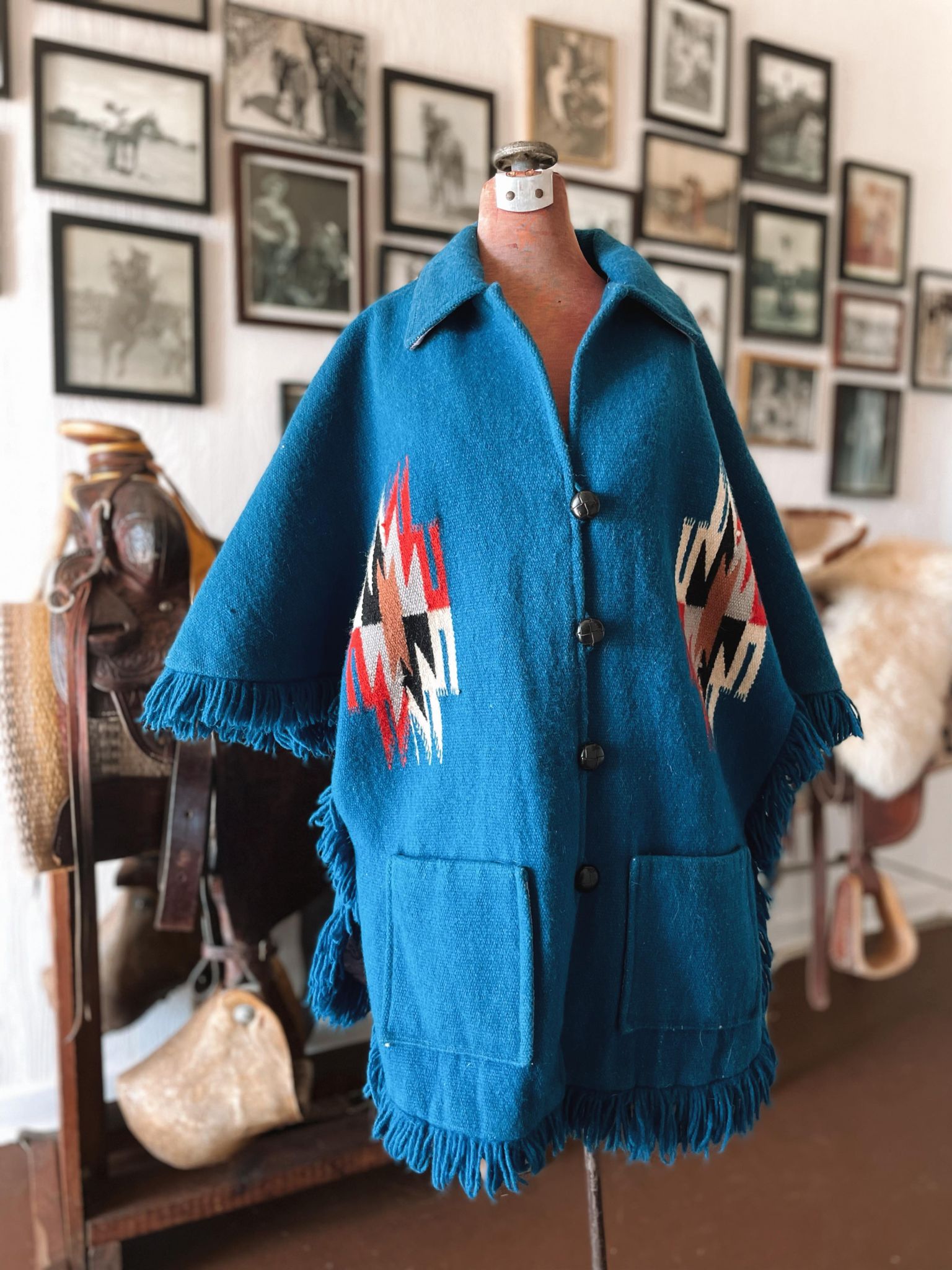 Vintage Ortega Chimayo Coat/Poncho
