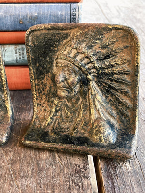 Antique Cast Iron Bookends