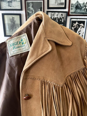 1950's Soft Long Fringe Jacket