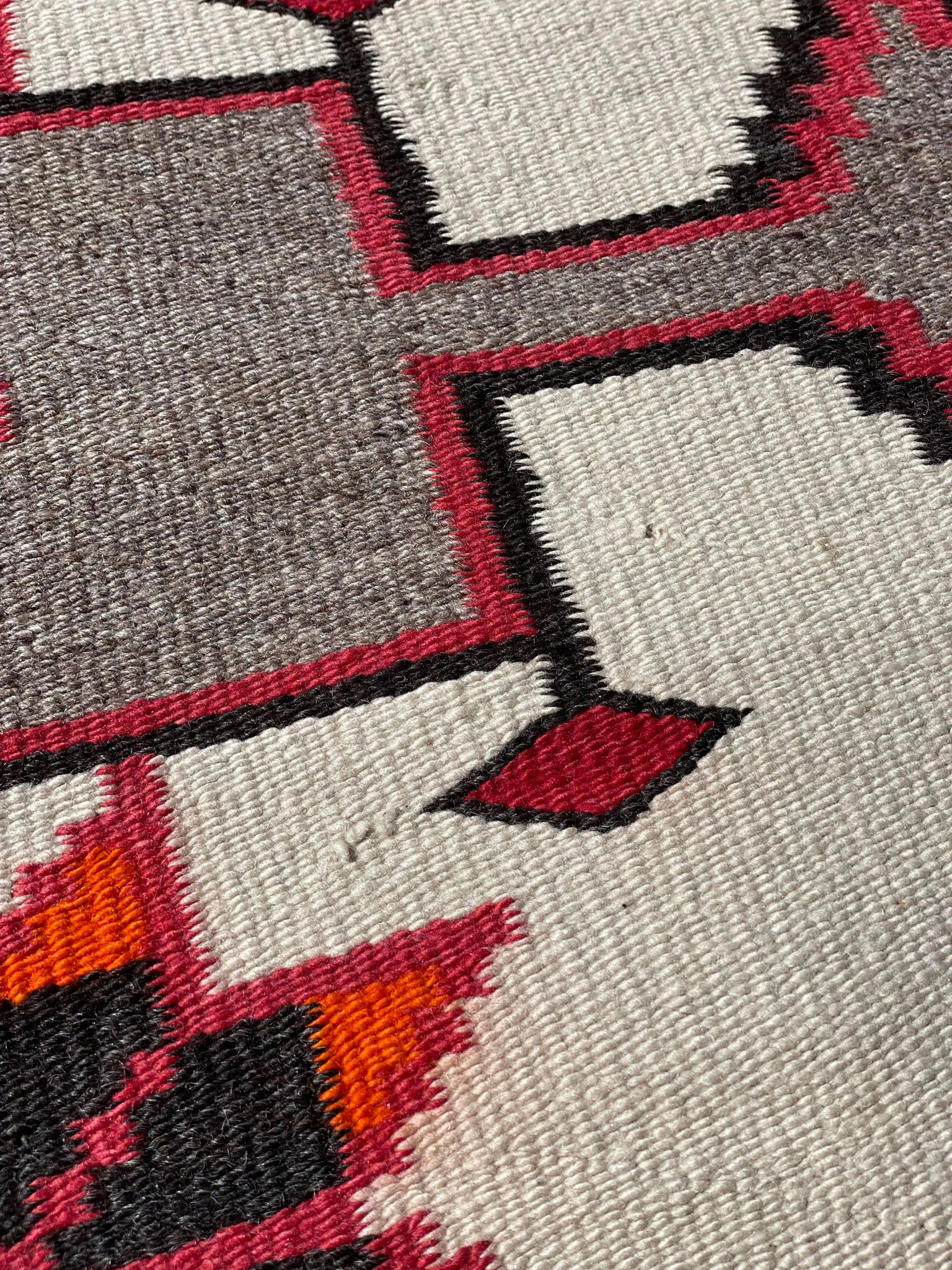 Vintage Valero Star Navajo Rug