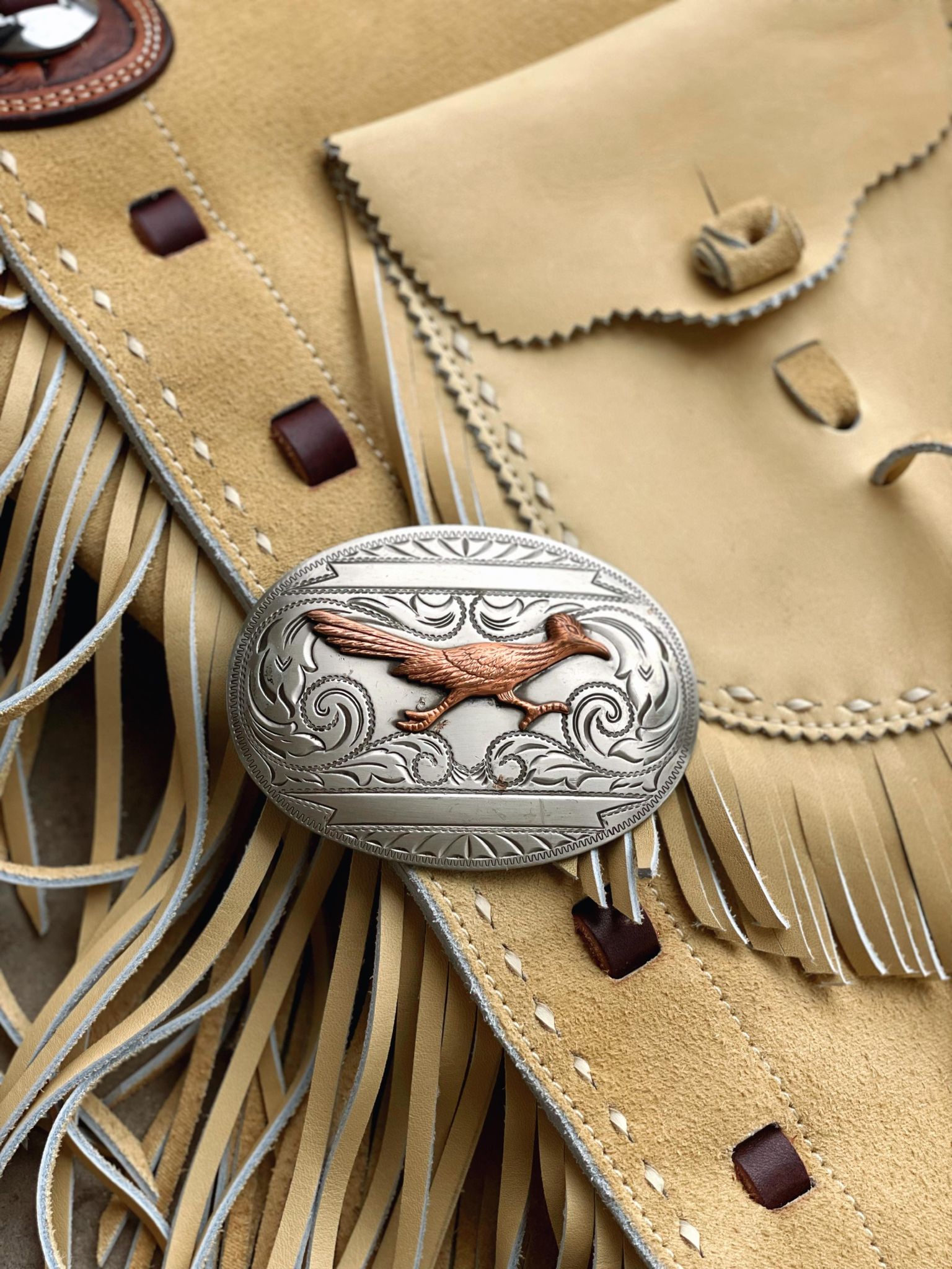 Vintage Roadrunner Buckle