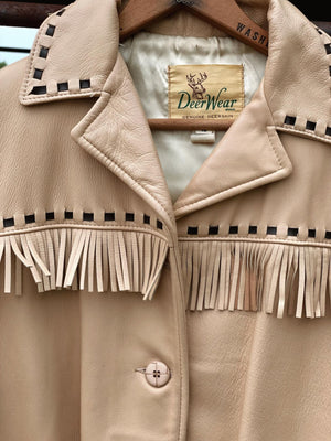 1950's Soft Deerskin Fringe Jacket