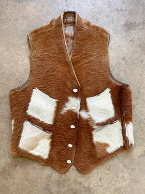 Antique Cowhide Vest