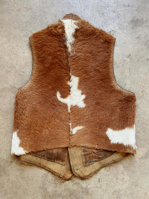 Antique Cowhide Vest
