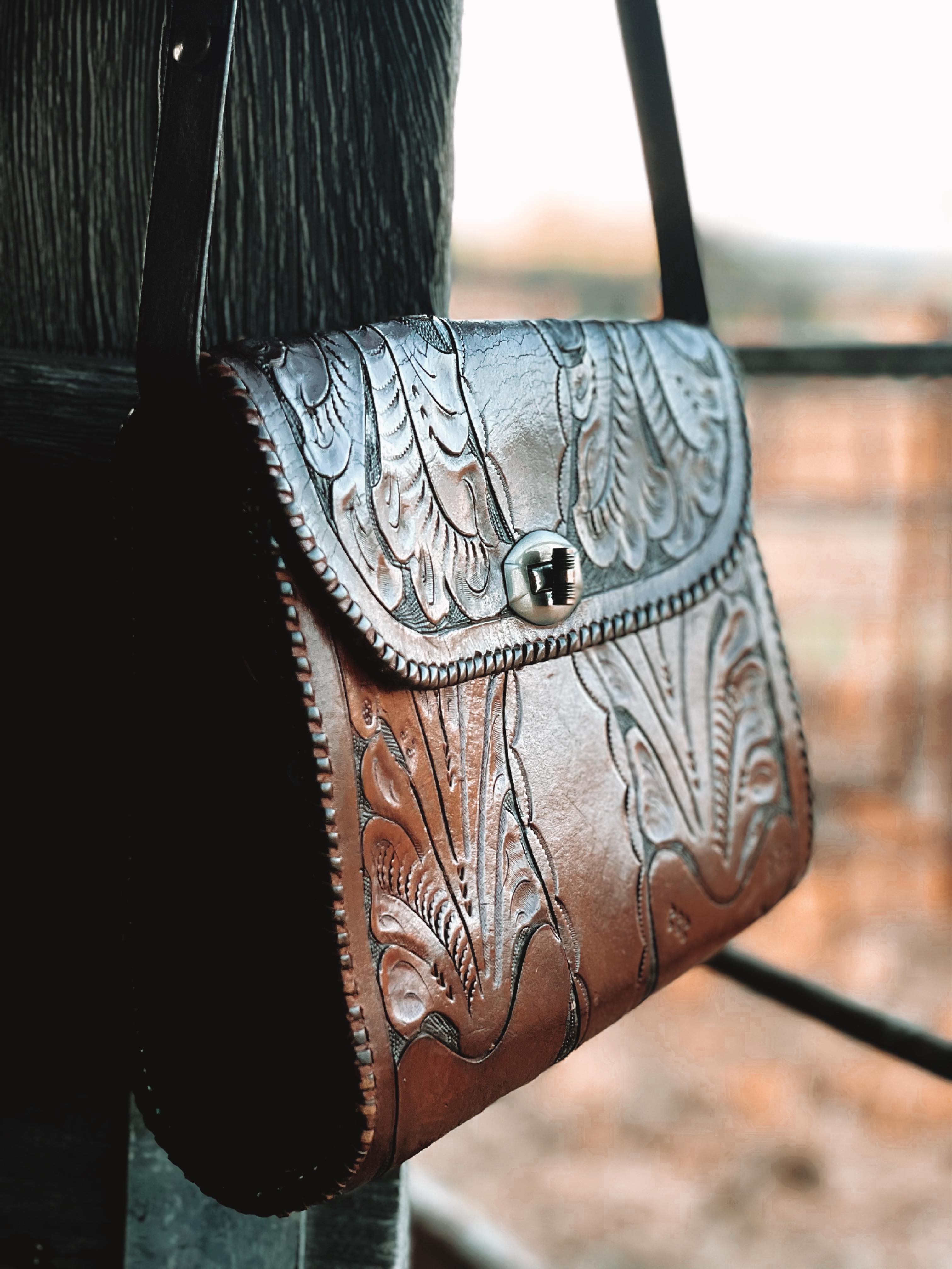 Western Hand Tooled Purse from the 60's