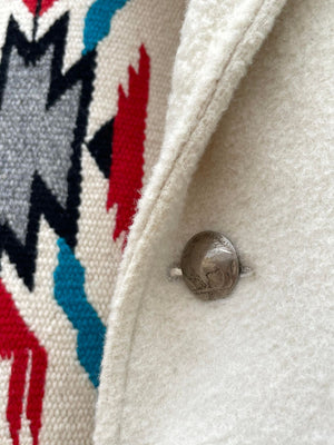 Vintage Chimayo Blanket Jacket - Ladies M / L
