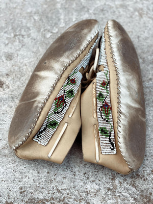 Vintage Beaded Moccasins