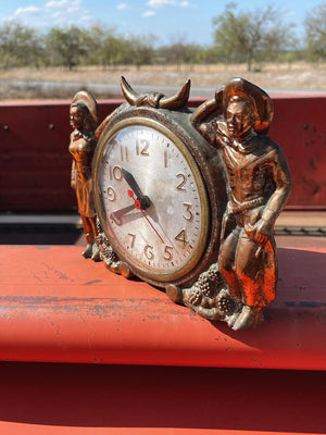 Vintage Western Mantle Clock