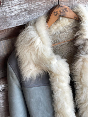 Vintage Penny Lane Style Sheepskin Jacket