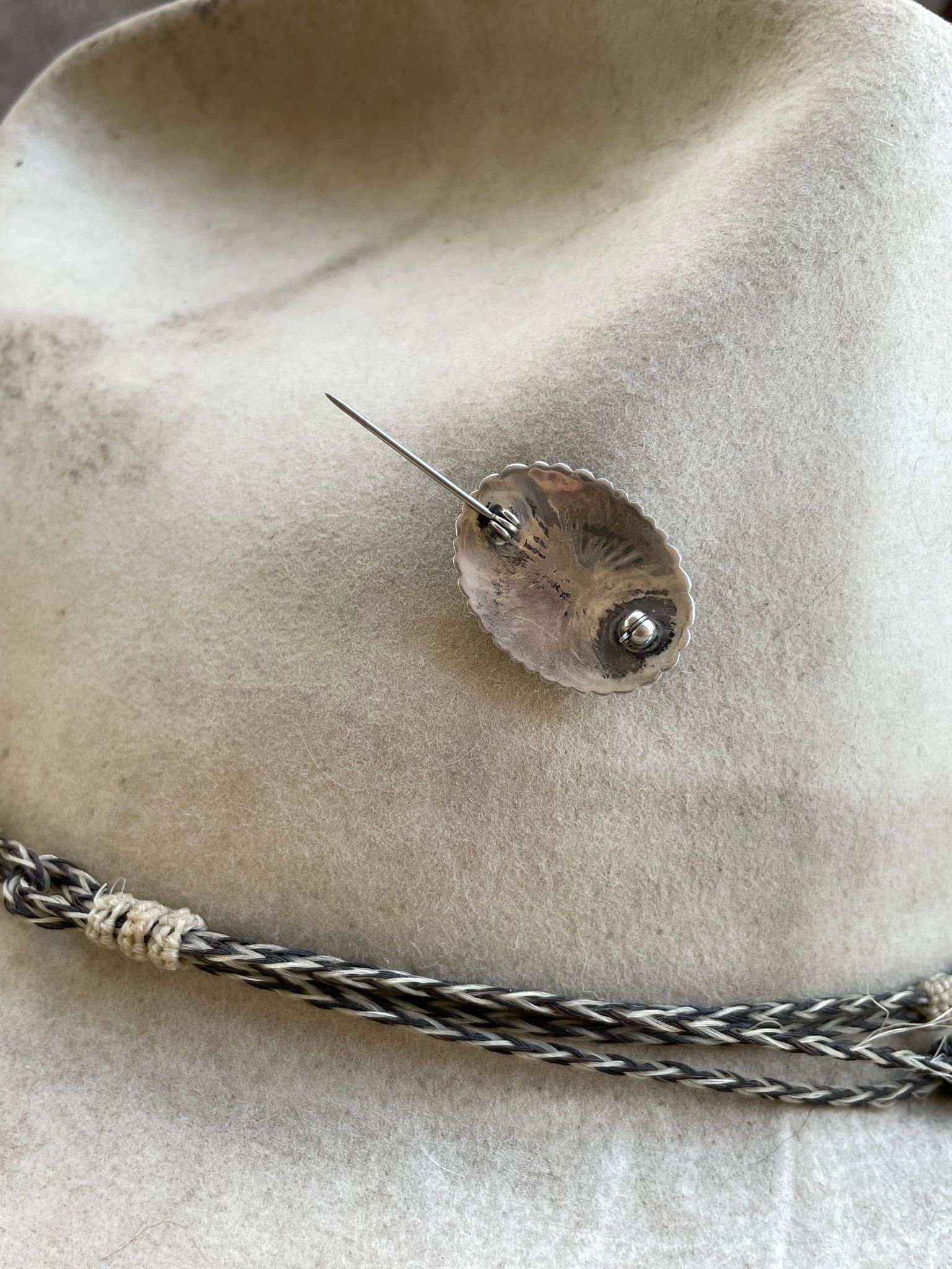 Vintage Concho Style Hat Pin