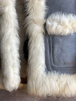 Vintage Penny Lane Style Sheepskin Jacket