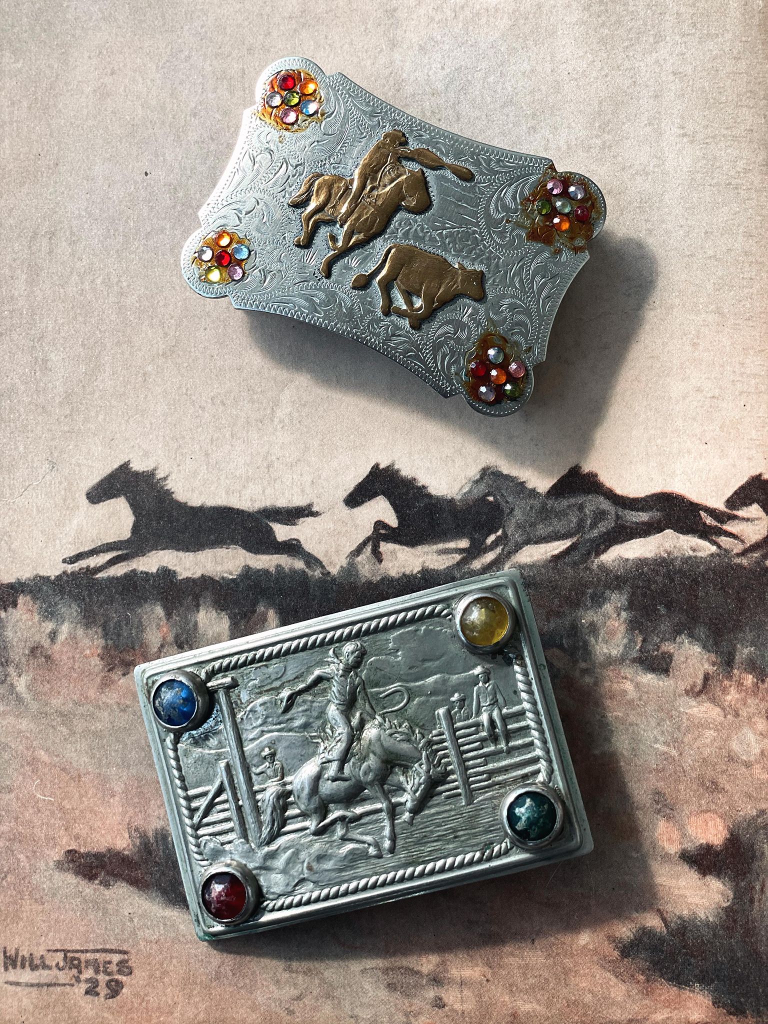 Rare Vintage Diablo Buckle from the 50's