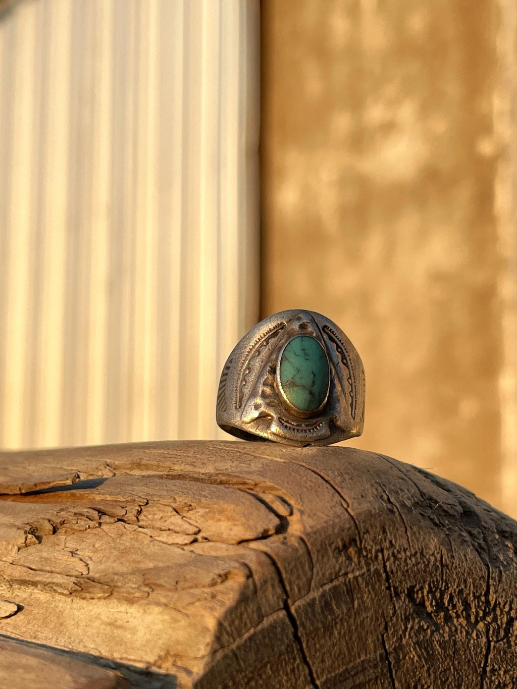 Fred Harvey Era Turquoise Stone Ring