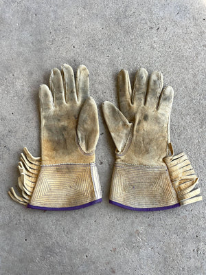 Vintage Deerskin Gauntlet Gloves