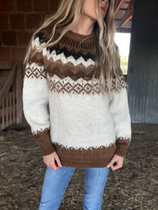 Vintage Alpaca Sweater (M-L)