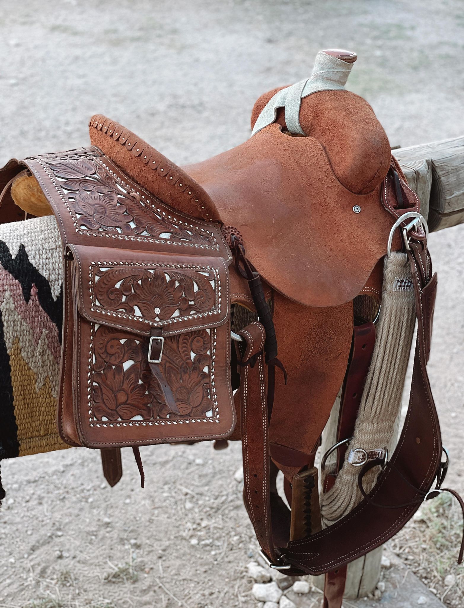 Vintage Custom Made Saddle Bags